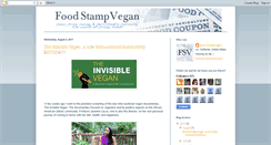 Desktop Screenshot of foodstampvegan.com