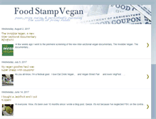 Tablet Screenshot of foodstampvegan.com